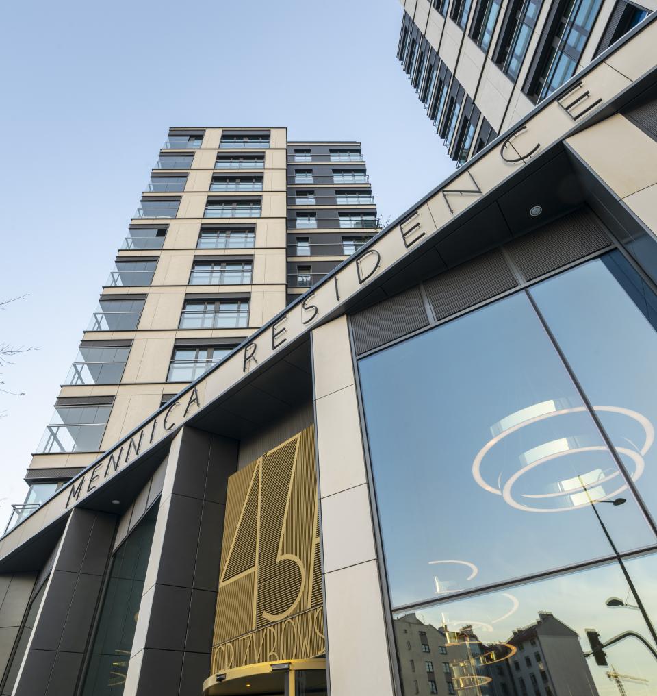 View of MENNICA RESIDENCE - Warsaw, Poland | Saint-Gobain Glass